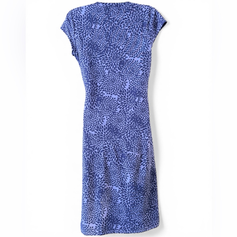 Athleta Faux Wrap V-Neck Cap Sleeve Dotted
Floral Athletic Dress Size S - Picture 7 of 9